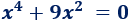 Explicamos el método para resolver ecuaciones bicuadradas (cambio de variable x^2 = t) y resolvemos 5 ecuaciones bicuadradas paso a paso. Secundaria. Bachillerato. Universidad. Matemáticas.