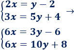 Resolución de 6 sistemas de ecuaciones utilizando los métodos básicos: sustitución, igualación y reducción. Sistemas de ecuaciones para secundaria. ESO. Álgebra básica.