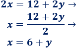 Resolución de 6 sistemas de ecuaciones utilizando los métodos básicos: sustitución, igualación y reducción. Sistemas de ecuaciones para secundaria. ESO. Álgebra básica.