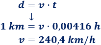 Resolución de problemas de movimiento rectilíneo uniforme (MRU) utilizando la fórmula d = v·t (distancia recorrida es igual a velocidad por tiempo). Problemas de móviles que se mueven en línea recta y a velocidad constante. Secundaria. ESO. Física básica.