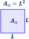Explicamos por qué las potencias elevado a 2 y elevado a 3 se leen como al cuadrado y al cubo, respectivamente. Con ejemplos. Área del cuadrado y volumen del cubo. Secundaria. ESO. Álgebra. Matemáticas.