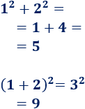 Explicamos cómo calcular el cuadrado de una suma y de una resta: (a+b)^2 = a^2 + 2ab + b^2 y (a-b)^2 = a^2 -2ab + b^2. Con ejemplos y problemas resueltos. Álgebra. Matemáticas. Secundaria.