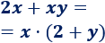 Explicamos qué es y como sacar factor común, con ejemplos y problemas resueltos. Secundaria. ESO. Álgebra básica. Matemáticas.