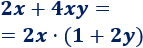 Explicamos qué es y como sacar factor común, con ejemplos y problemas resueltos. Secundaria. ESO. Álgebra básica. Matemáticas.