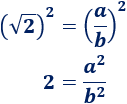 Demostración de que la raíz cuadrada de 2 es un número irracional y de que la raíz cuadrada de un número primo mayor que 1 es un número irracional. También, recordamos los conceptos de números natural, entero, divisor, coprimo, par, impar, racional, irracional y algunas propiedades (por ejemplo, que un número es par si y solo si su cuadrado es par). Con ejemplos. Álgebra. Matemáticas.