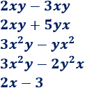 sumas y restas de monomios del problema 2 Explicamos qué es un monomio, binomio, trinomio y polinomio y cómo sumar y restar monomios, con ejemplos y problemas resueltos. También, vemos los conceptos de grado de un monomio y de un polinomio y el de monomios semejantes. Secundaria. ESO. Álgebra básica. Matemáticas