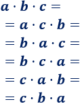 Propiedad conmutativa del producto: el orden de los factores no altera el producto. Explicamos esta propiedad y damos ejemplos de otras operaciones que son conmutativas y otras que no lo son. Con ejemplos y problemas resueltos. Secundaria. Álgebra. Matemáticas.
