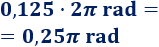 Proporcionamos tres calculadoras relacionadas para pasar de grados a radianes y viceversa. Con explicación de las operaciones que se realizan (regla de tres directa), ejemplos y representaciones. Geometría plana. Secundaria. Bachillerato. Calculadora online.