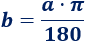 Proporcionamos tres calculadoras relacionadas para pasar de grados a radianes y viceversa. Con explicación de las operaciones que se realizan (regla de tres directa), ejemplos y representaciones. Geometría plana. Secundaria. Bachillerato. Calculadora online.