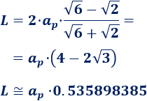 Calcular el área y el perímetro de un dodecágono regular. Definición de dodecágono regular y demostración de las fórmulas del área y del perímetro del mismo, escritas en función del lado, de la apotema y del radio del circuncírculo. Matemáticas. Geometría plana. Secundaria. Bachillerato. Calculadora online.