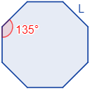 Calcular el área y el perímetro de un octágono regular. Definición de octágono regular y demostración de las fórmulas del área y del perímetro del mismo, escritas en función del lado, de la apotema y del radio del circuncírculo. Matemáticas. Geometría plana. Secundaria. Bachillerato. Calculadora online.