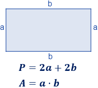 Pastor forma sustracción Calculadora y demostración del área y perímetro del rectángulo