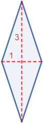 Calculadoras online para calcular el área y el perímetro de un rombo (a partir de los lados, diagonales, ángulos, altura, etc). Fórmulas y demostraciones del perímetro y del área de un rombo. Con ejemplos y problemas resueltos. Secundaria. ESO. Geometría plana. Matemáticas