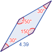 Calculadoras online para calcular el área y el perímetro de un rombo (a partir de los lados, diagonales, ángulos, altura, etc). Fórmulas y demostraciones del perímetro y del área de un rombo. Con ejemplos y problemas resueltos. Secundaria. ESO. Geometría plana. Matemáticas