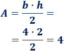 Proporcionamos dos fórmulas para calcular el área de un triángulo, con ejemplos y problemas resueltos. Perímetro y semiperímetro. Geometría plana. Matemáticas. Secundaria. ESO.