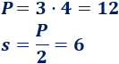 Proporcionamos dos fórmulas para calcular el área de un triángulo, con ejemplos y problemas resueltos. Perímetro y semiperímetro. Geometría plana. Matemáticas. Secundaria. ESO.