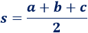 Proporcionamos dos fórmulas para calcular el área de un triángulo, con ejemplos y problemas resueltos. Perímetro y semiperímetro. Geometría plana. Matemáticas. Secundaria. ESO.