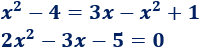 Explicamos cómo calcular la intersección de rectas y parábolas entre sí, con ejemplos y problemas resueltos. Igualamos las ecuaciones, resolvemos la ecuación y calculamos la otra coordenada. ESO. Secundaria. geometría plana. Matemáticas.