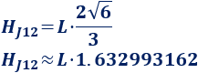 Calculadora del área y volumen del sólido de Johnson J₁₂ (bipirámide triangular con caras regulares e iguales). También, definimos el sólido J₁₂, calculamos su altura y demostramos las fórmulas del área y del volumen. Calculadora online. Matemáticas. Geometría.