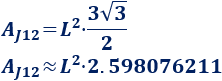 Calculadora del área y volumen del sólido de Johnson J₁₂ (bipirámide triangular con caras regulares e iguales). También, definimos el sólido J₁₂, calculamos su altura y demostramos las fórmulas del área y del volumen. Calculadora online. Matemáticas. Geometría.