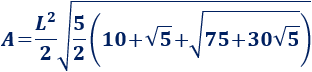 Calculadora del área y volumen de una pirámide pentagonal y del sólido de Johnson J₂. También, definimos pirámide pentagonal y pirámide J₂, calculamos la arista lateral y la altura de J₂ y demostramos las fórmulas del área y del volumen. Calculadora online. Matemáticas. Geometría.