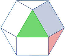 Calculadora del área y volumen del sólido de Johnson J₃ (o cúpula triangular). También, definimos el sólido J₃, calculamos su altura y demostramos las fórmulas del área y del volumen. Calculadora online. Matemáticas. Geometría.