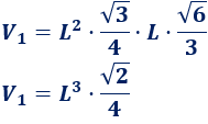 Calculadora del área y volumen del sólido de Johnson J₃ (o cúpula triangular). También, definimos el sólido J₃, calculamos su altura y demostramos las fórmulas del área y del volumen. Calculadora online. Matemáticas. Geometría.