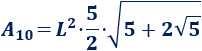 Calculadora del área y volumen del sólido de Johnson J₅ (o cúpula pentagonal). También, definimos el sólido J₅, calculamos su altura y demostramos las fórmulas del área y del volumen. Calculadora online. Matemáticas. Geometría.