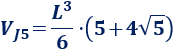 Calculadora del área y volumen del sólido de Johnson J₅ (o cúpula pentagonal). También, definimos el sólido J₅, calculamos su altura y demostramos las fórmulas del área y del volumen. Calculadora online. Matemáticas. Geometría.