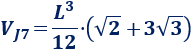 Calculadora del área y volumen del sólido de Johnson J₇ (o tetraedro elongado). También, definimos el sólido J₇, calculamos su altura y demostramos las fórmulas del área y del volumen. Calculadora online. Matemáticas. Geometría.