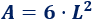A = 6·L² Proporcionamos una calculadora online y las fórmulas de un cubo de arista L. Con ejemplos, representaciones y problemas resueltos. Geometría tridimensional. Geometría 3D. Secundaria. ESO. Matemáticas.