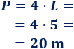 calculamos el perímetro del cuadrado de lado 5 metros: P = 4·5 = 20 metros Proporcionamos una calculadora online y las fórmulas de un cubo de arista L. Con ejemplos, representaciones y problemas resueltos. Geometría tridimensional. Geometría 3D. Secundaria. ESO. Matemáticas.
