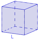 Proporcionamos una calculadora online y las fórmulas de un cubo de arista L. Con ejemplos, representaciones y problemas resueltos. Geometría tridimensional. Geometría 3D. Secundaria. ESO. Matemáticas.
