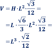 Calculadora del área y volumen del tetraedro o pirámide triangular (regular o no regular con base regular). También, definimos tetraedro, calculamos la altura del tetraedro regular y demostramos las fórmulas del área y del volumen. Calculadora online. Matemáticas. Geometría.