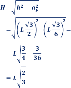 Calculadora del área y volumen del tetraedro o pirámide triangular (regular o no regular con base regular). También, definimos tetraedro, calculamos la altura del tetraedro regular y demostramos las fórmulas del área y del volumen. Calculadora online. Matemáticas. Geometría.