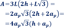 Calculadoras online del área y volumen de un prisma hexagonal regular (recto y con bases regulares) a partir de su lado y su altura o de su altura y su apotema. También, demostramos las fórmulas del área y del volumen. Matemáticas. Geometría.