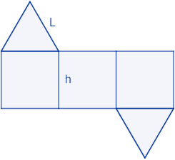 Calculadora online del área y volumen del prisma triangular regular y no regular. También, definimos prisma triangular y demostramos las fórmulas de su área y volumen. Matemáticas. Geometría.
