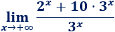 Explicamos cómo calcular límites de funciones exponenciales según el valor de la base. Con ejemplos y problemas resueltos. Matemáticas. Cálculo diferencial.