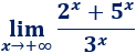 Explicamos cómo calcular límites de funciones exponenciales según el valor de la base. Con ejemplos y problemas resueltos. Matemáticas. Cálculo diferencial.