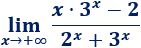 Explicamos cómo calcular límites de funciones exponenciales según el valor de la base. Con ejemplos y problemas resueltos. Matemáticas. Cálculo diferencial.