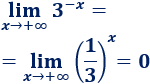 Explicamos cómo calcular límites de funciones exponenciales según el valor de la base. Con ejemplos y problemas resueltos. Matemáticas. Cálculo diferencial.