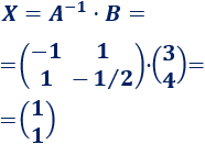 Resolución de ecuaciones matriciales paso a paso. Matriz inversa. Matriz incógnita. Secundaria. Bachillerato. Universidad. Matemáticas. Álgebra matricial.