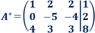 Explicamos el método de eliminación de Gauss y el de Gauss-Jordan mientras resolvemos 4 sistemas de 3 ecuaciones lineales con 3 incógnitas. Sistema compatible determinado e indeterminado y sistema incompatible. Sistemas de ecuaciones lineales resueltos. Matriz ampliada. Álgebra matricial. Bachillerato. Universidad. Matemáticas.
