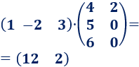 Explicamos cómo se multiplican las matrices de distintas dimensiones. Con ejemplos y propiedades básicas. Bachillerato. Universidad. Matemáticas. Álgebra matricial.