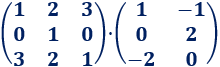 Explicamos cómo se multiplican las matrices de distintas dimensiones. Con ejemplos y propiedades básicas. Bachillerato. Universidad. Matemáticas. Álgebra matricial.