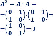 Calculamos potencias enésimas de matrices que siguen un patrón. Bachillerato. Universidad. Matemáticas.