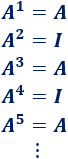 Calculamos potencias enésimas de matrices que siguen un patrón. Bachillerato. Universidad. Matemáticas.