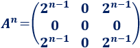 Calculamos potencias enésimas de matrices que siguen un patrón. Bachillerato. Universidad. Matemáticas.