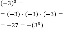 Potenciación: cálculo de potencias por definición y explicación y aplicación de las propiedades de las potencias: producto y cociente de potencias, potencia de una potencia, exponentes negativos, potencia de una fracción.... Ejercicios explicados para secundaria. ESO. Álgebra básica. Cálculo.