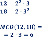 Resolución de problemas mediante la aplicación del mínimo común múltiplo (mcm) o del máximo común divisor (MCD). Problemas para secundaria. ESO. Álgebra básica. Matemáticas